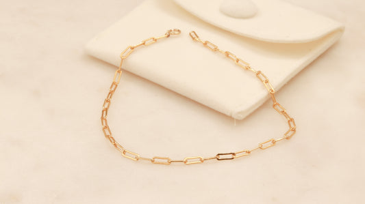Paperclip Bracelet Gold-Filled